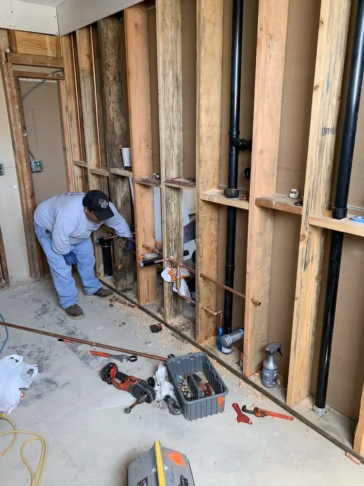 Commercial rough-in plumbing for Gas Line Repair in Southeast Kingdom